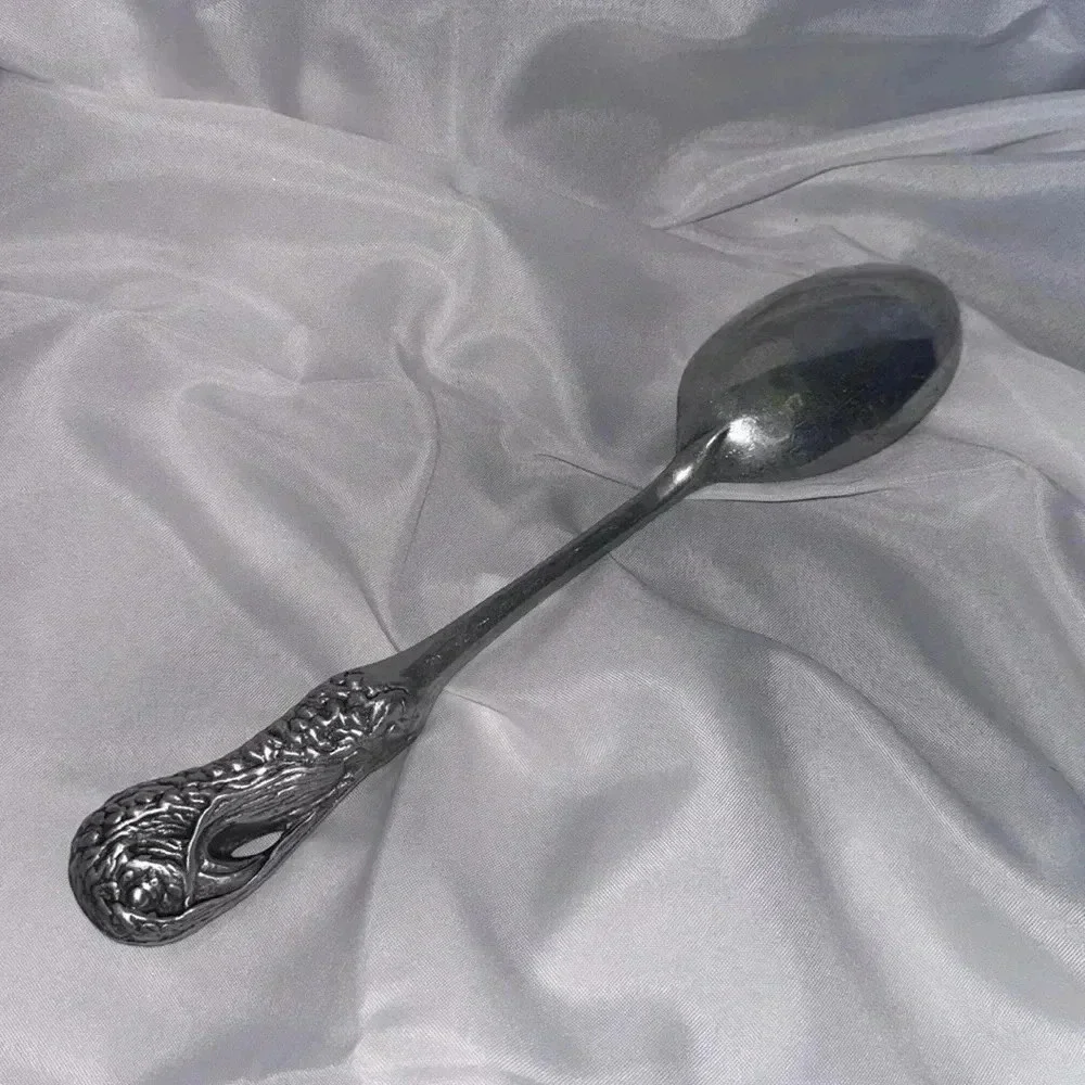 The Wilton Company Vintage Turkey Silver Serving Spoon